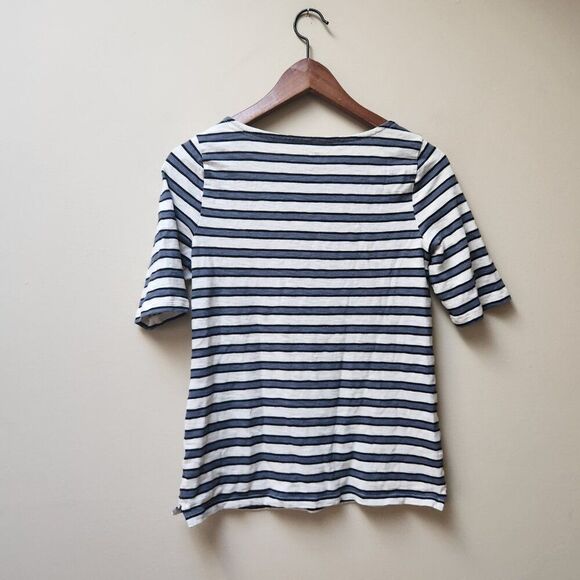 🌻 J. CREW stripe t shirt / painter tee / S - Picture 4 of 4